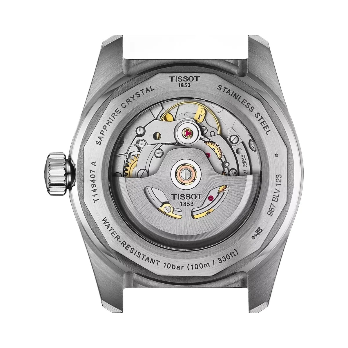Tissot PR 516 Unisex Automatic Black Dial Analog Stainless Steel Watch T1494071105100 - HypeFly India View 4