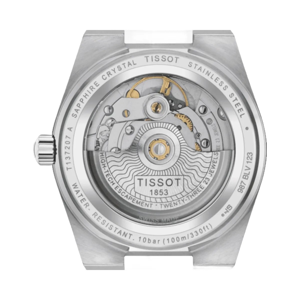 Tissot PRX Unisex Automatic Blue Dial Analog Stainless Steel Watch T1372071104100 - HypeFly India View 3