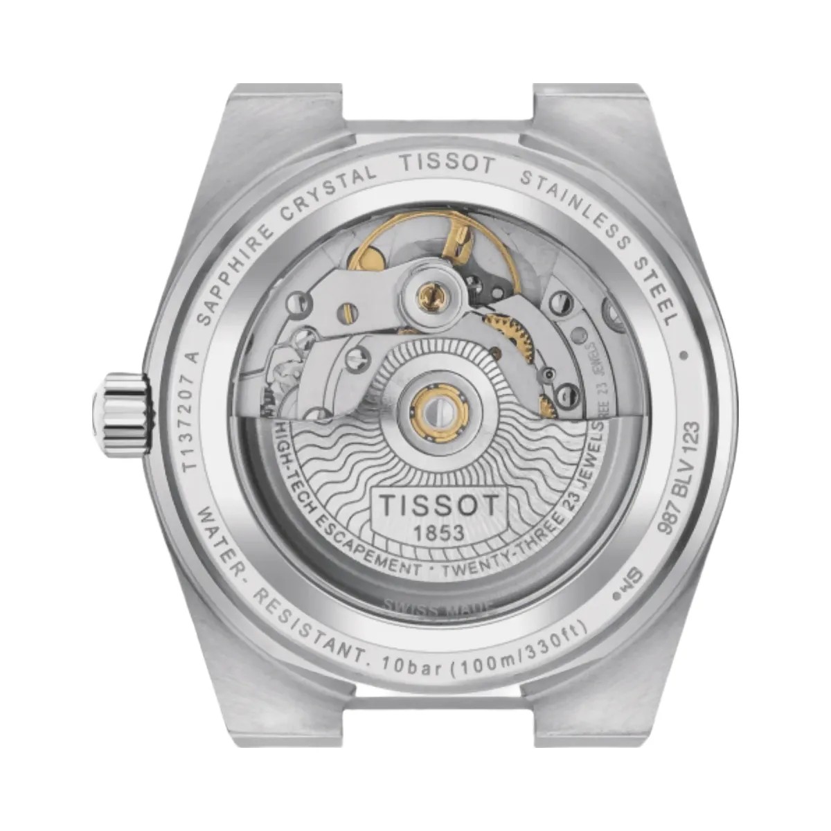 Tissot PRX Unisex Automatic Blue Dial Analog Stainless Steel Watch T1372071135100 - HypeFly India View 3