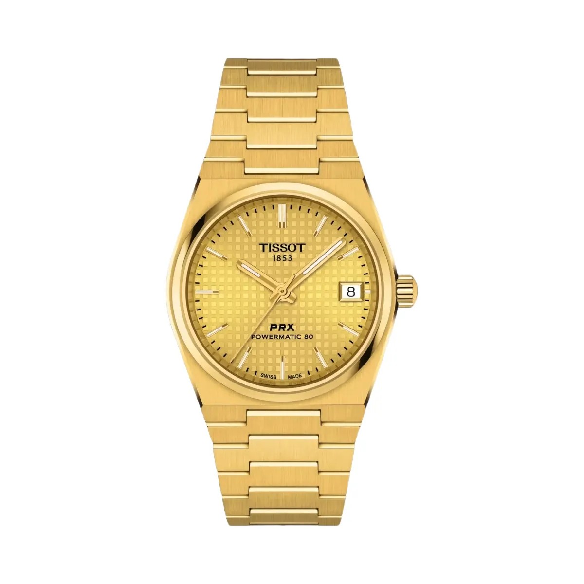 Tissot PRX Unisex Automatic Champagne Dial Analog Stainless Steel Watch T1372073302100 - HypeFly India View 1