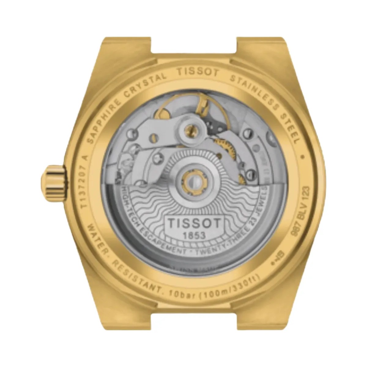 Tissot PRX Unisex Automatic Champagne Dial Analog Stainless Steel Watch T1372073302100 - HypeFly India View 3
