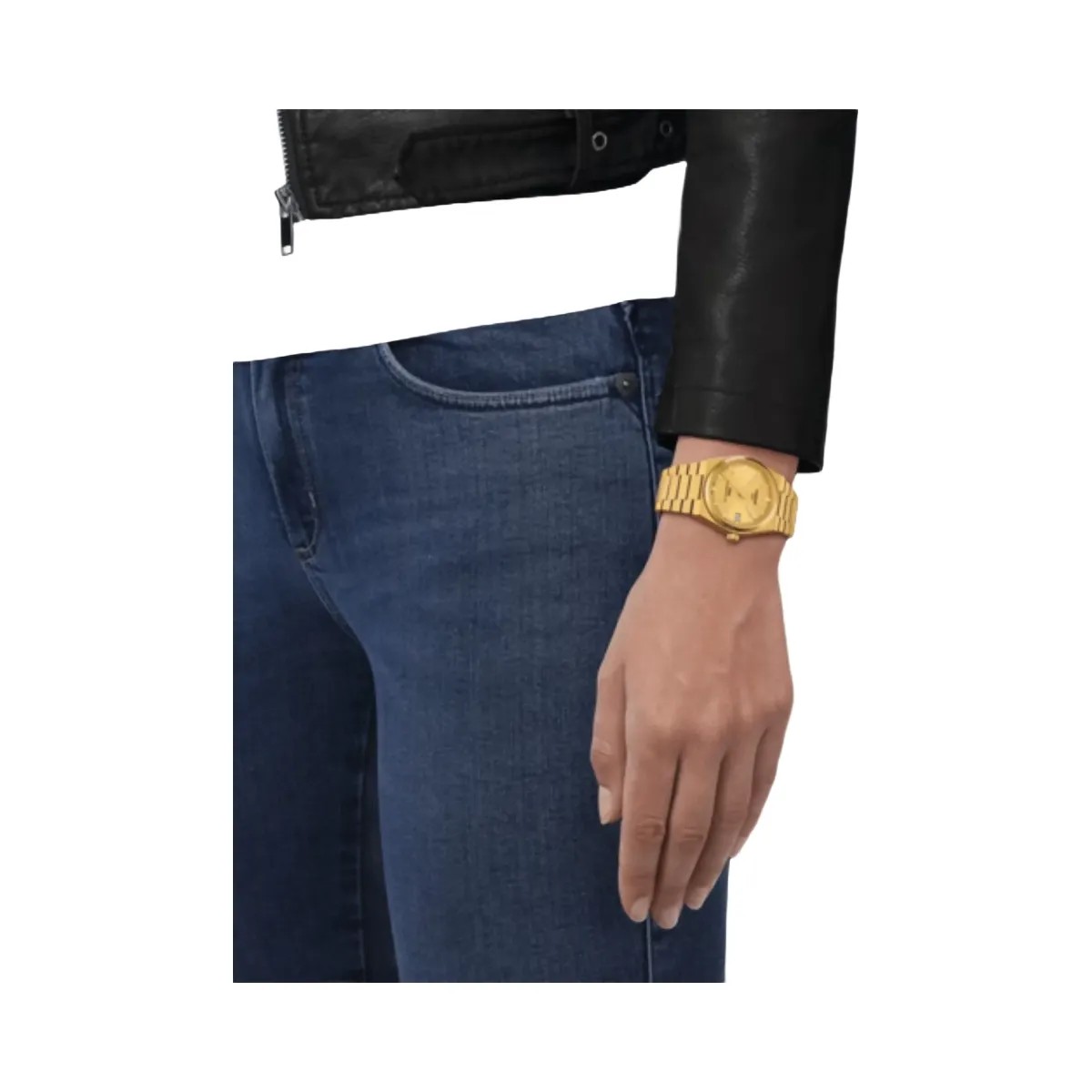 Tissot PRX Unisex Automatic Champagne Dial Analog Stainless Steel Watch T1372073302100 - HypeFly India View 4
