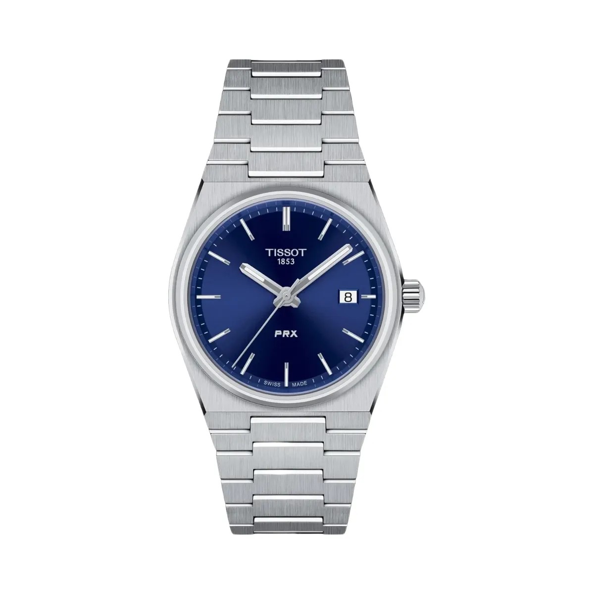 Tissot PRX Unisex Quartz Blue Dial Analog Stainless Steel Watch T1372101104100 - HypeFly India View 1