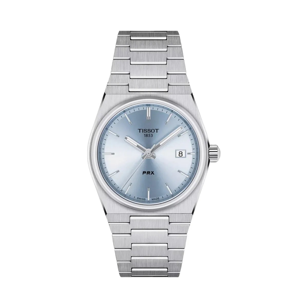 Tissot PRX Unisex Quartz Blue Dial Analog Stainless Steel Watch T1372101135100 - HypeFly India View 1
