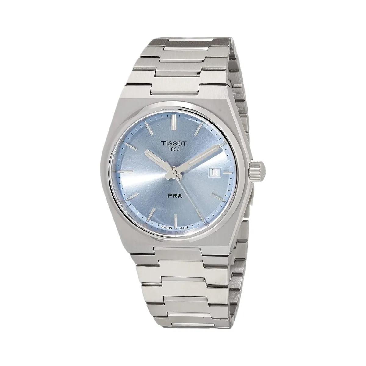 Tissot PRX Unisex Quartz Blue Dial Analog Stainless Steel Watch T1372101135100 - HypeFly India View 2