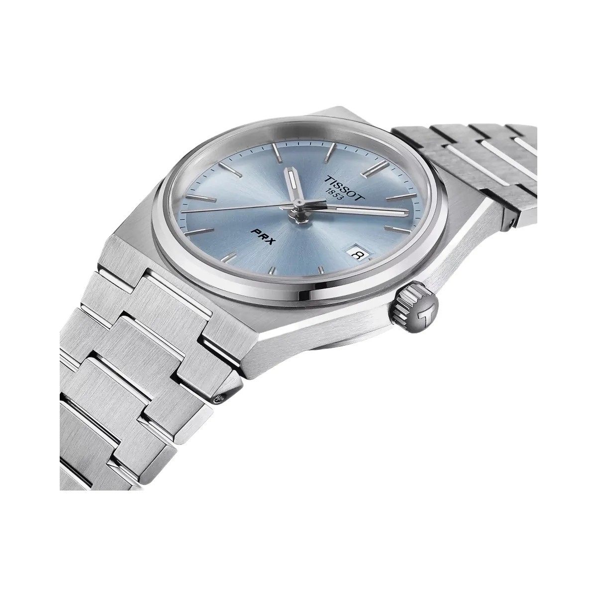 Tissot PRX Unisex Quartz Blue Dial Analog Stainless Steel Watch T1372101135100 - HypeFly India View 4