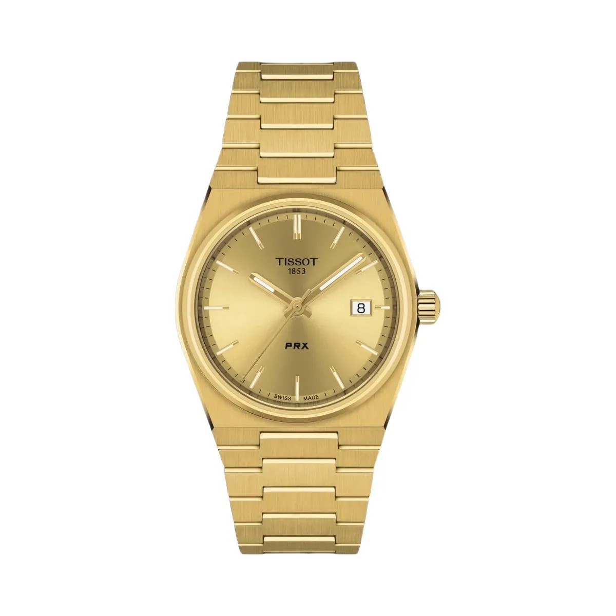 Tissot PRX Unisex Quartz Champagne Dial Analog Stainless Steel Watch T1372103302100 - HypeFly India View 1