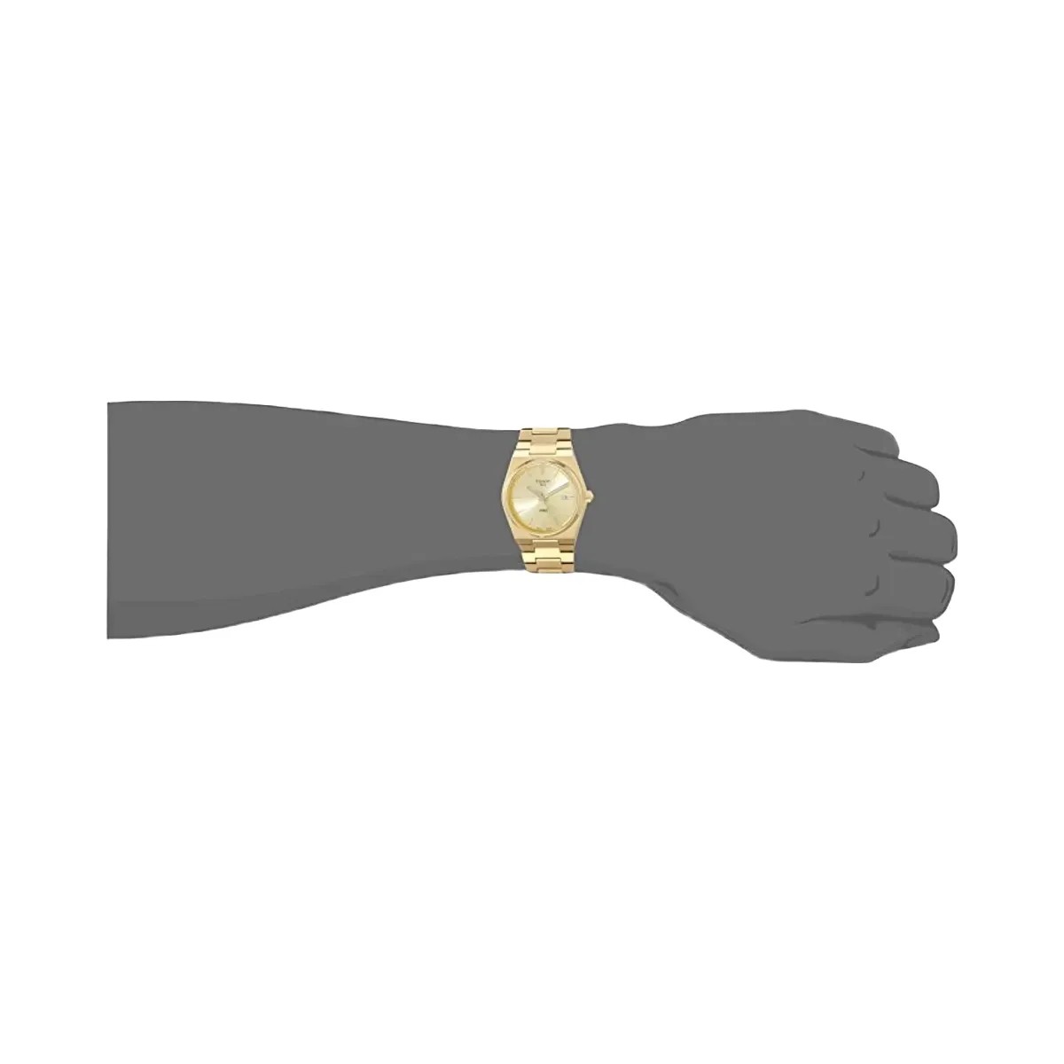 Tissot PRX Unisex Quartz Champagne Dial Analog Stainless Steel Watch T1372103302100 - HypeFly India View 4