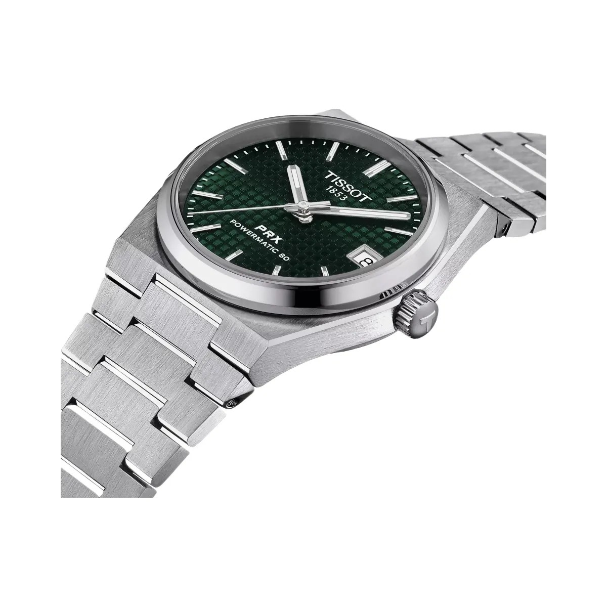 Tissot PRX Women Automatic Green Dial Analog Stainless Steel Watch T1372071109100 - HypeFly India View 3