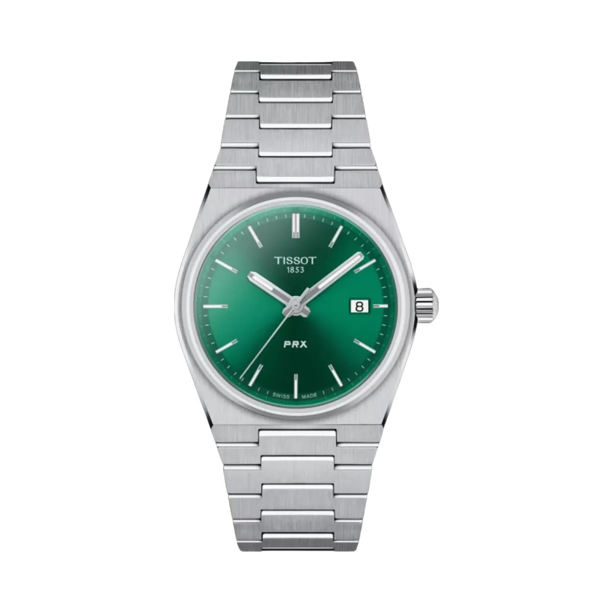 Tissot PRX Women Quartz Green Dial Analog Stainless Steel Watch T1372101108100 - HypeFly India View 1