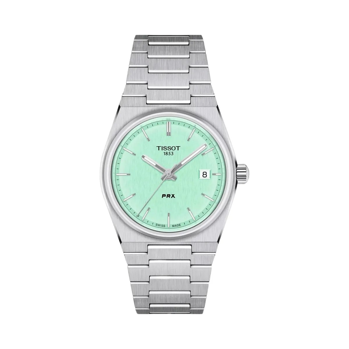 Tissot PRX Women Quartz Green Dial Analog Stainless Steel Watch T1372101109100 - HypeFly India View 1