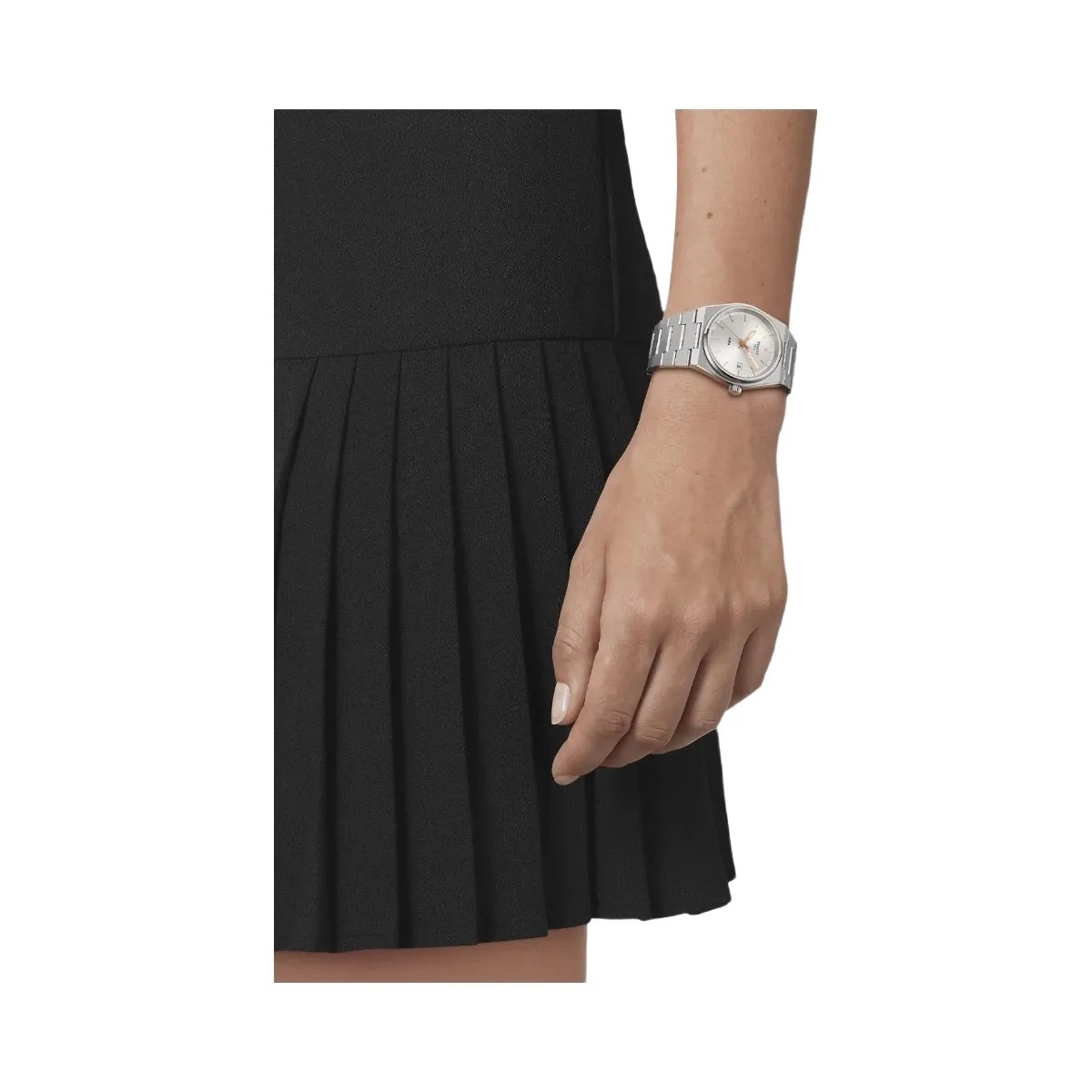 Tissot PRX Women Quartz Silver Dial Analog Stainless Steel Watch T1372101103100 - HypeFly India View 4