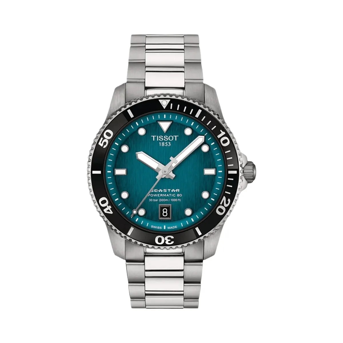 Tissot Seastar 1000 Men Automatic Green Dial Analog Stainless Steel Watch T1208071109100 - HypeFly India View 1