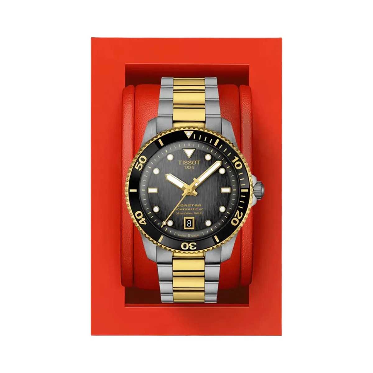 Tissot Seastar 1000 Men Automatic Grey Dial Analog Stainless Steel Watch T1208072205100 - HypeFly India View 6