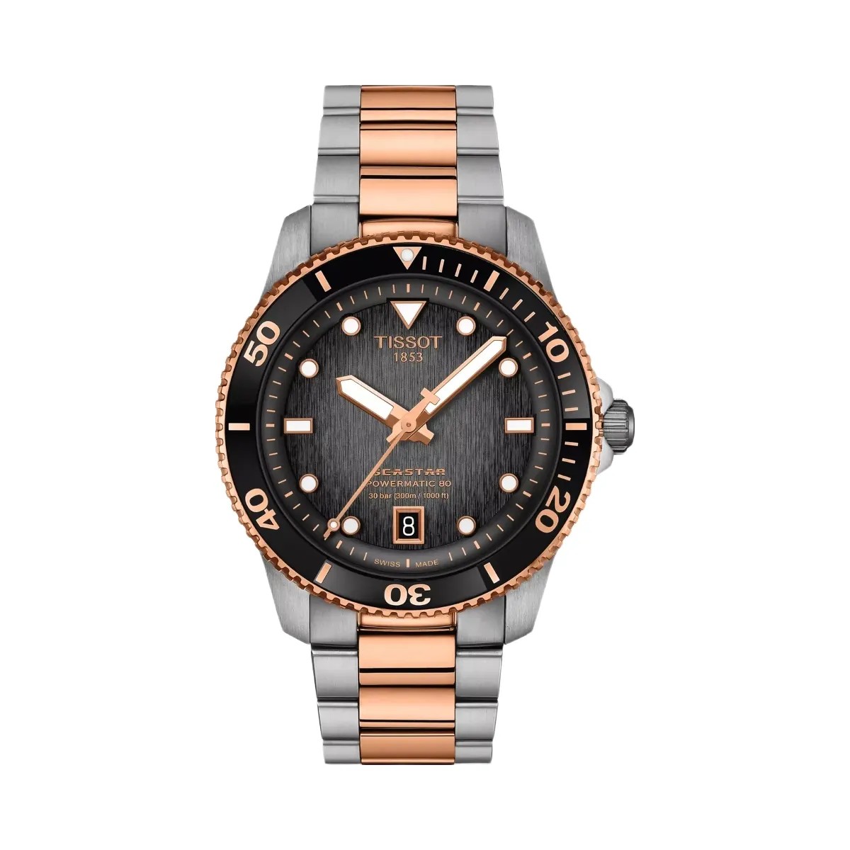 Tissot Seastar 1000 Men Automatic Grey Dial Analog Stainless Steel Watch T1208072205101 - HypeFly India View 1