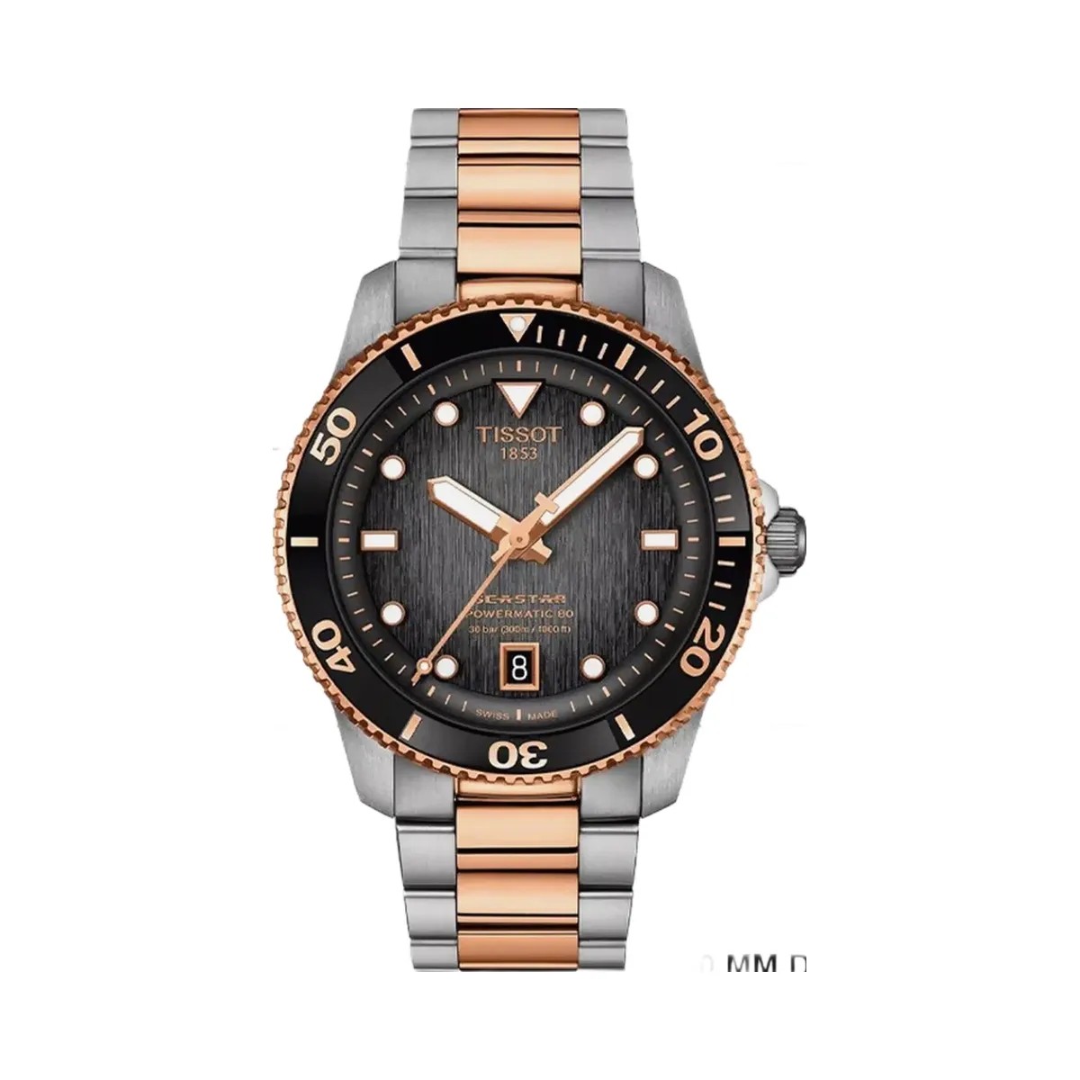 Tissot Seastar 1000 Men Automatic Grey Dial Analog Stainless Steel Watch T1208072205101 - HypeFly India View 5