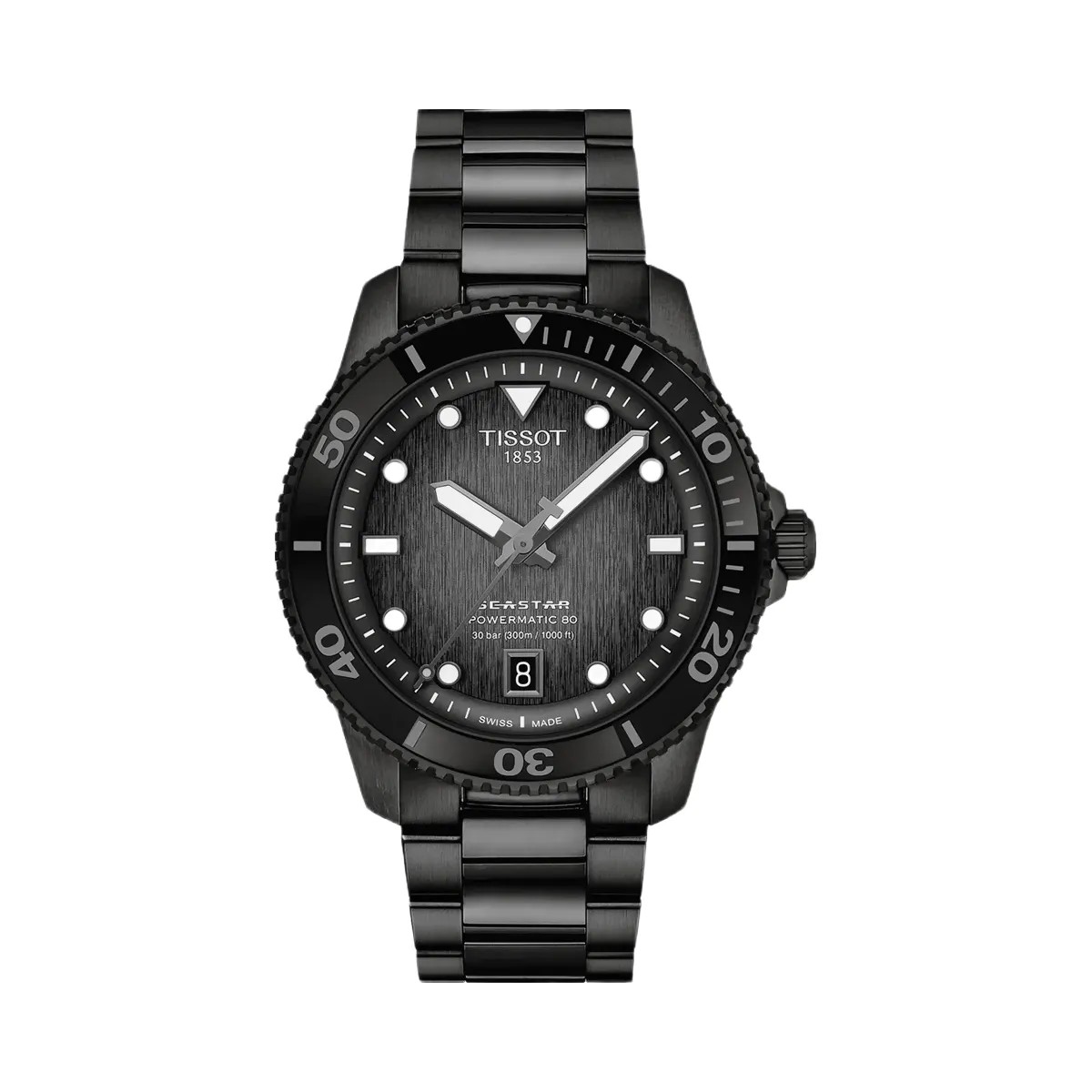 Tissot Seastar 1000 Men Automatic Multicolour Dial Analog Stainless Steel Watch T1208073305100 - HypeFly India View 1