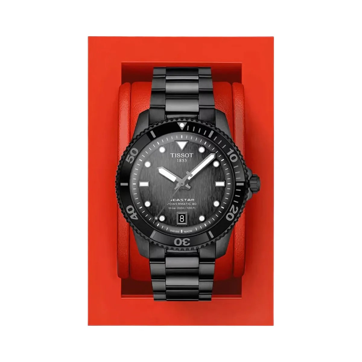 Tissot Seastar 1000 Men Automatic Multicolour Dial Analog Stainless Steel Watch T1208073305100 - HypeFly India View 6