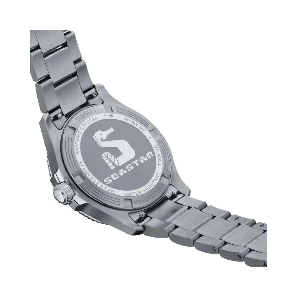Tissot Seastar 1000 Men Quartz Black Dial Analog Stainless Steel Watch T1204101105100 - HypeFly India View 5