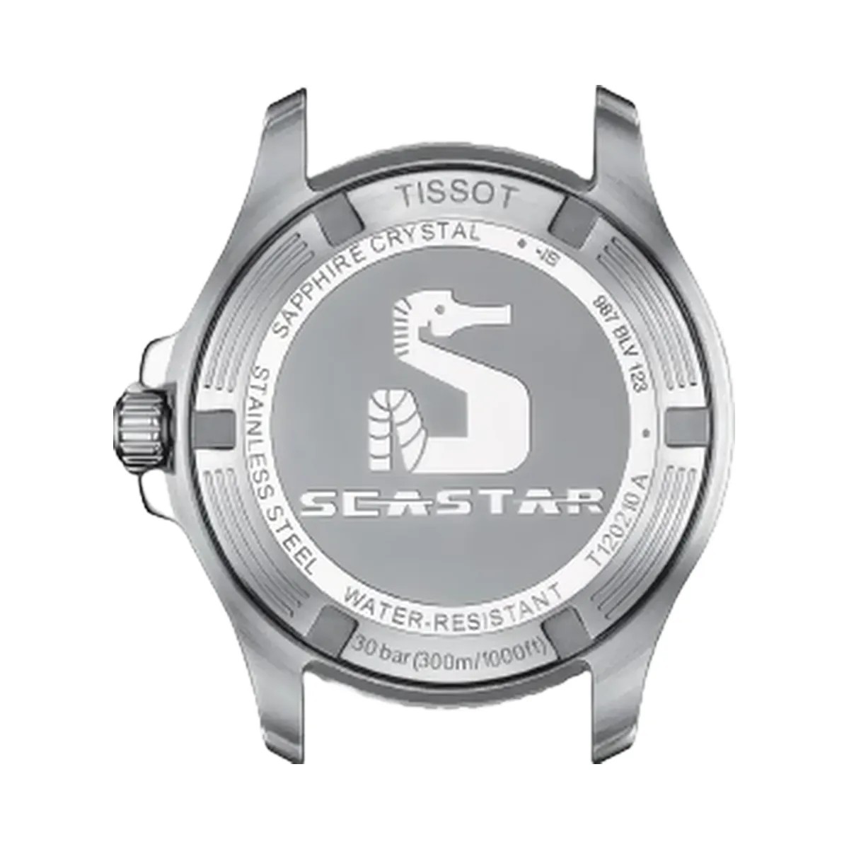 Tissot Seastar 1000 Unisex Quartz Black Dial Analog Stainless Steel Watch T1202102205100 - HypeFly India View 2