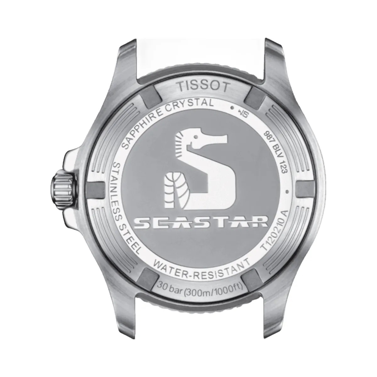 Tissot Seastar 1000 Women Quartz Black Dial Analog Stainless Steel Watch T1202101105100 - HypeFly India View 4