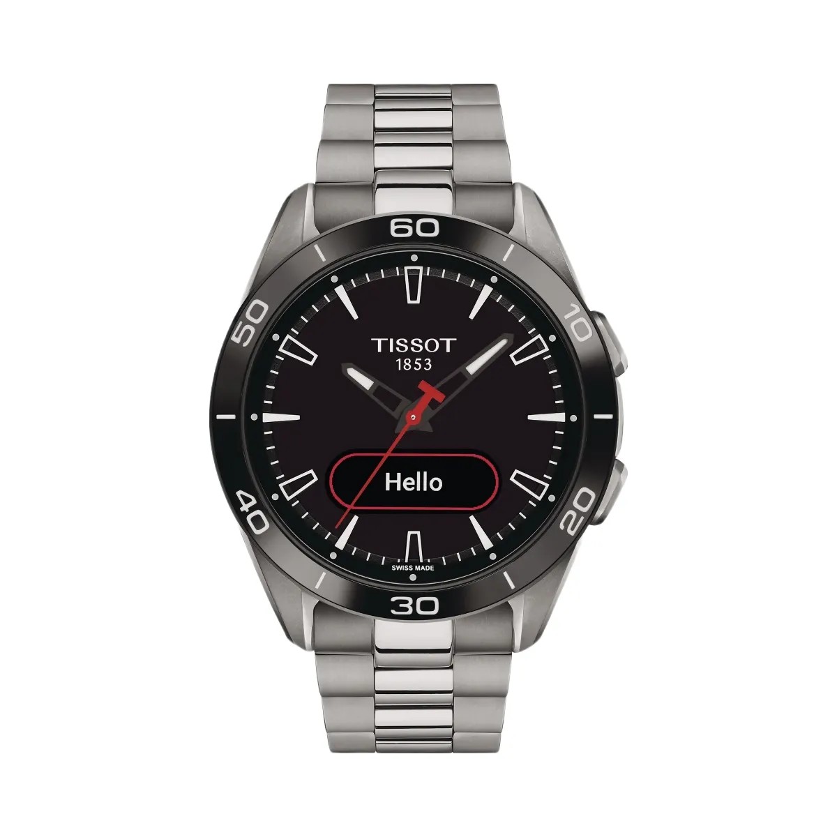 Tissot T-Touch Men Quartz Black Dial Analog Stainless Steel Watch T1534204405100 - HypeFly India View 1