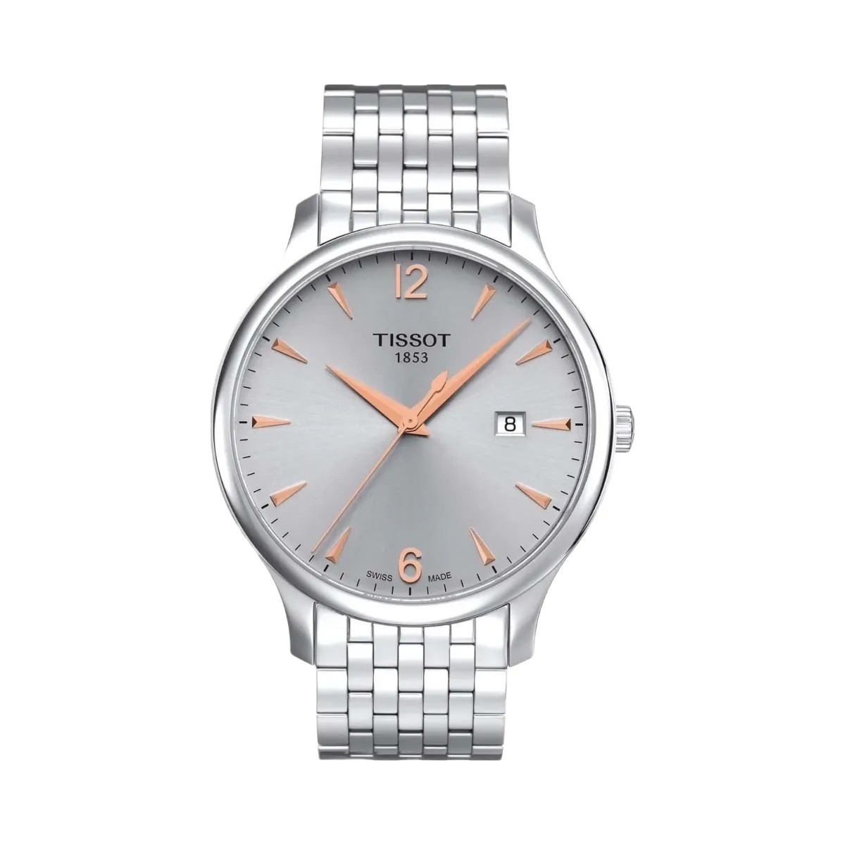 Tissot Tradition Men Quartz Silver Dial Analog Stainless Steel Watch T0636101103701 - HypeFly India View 1