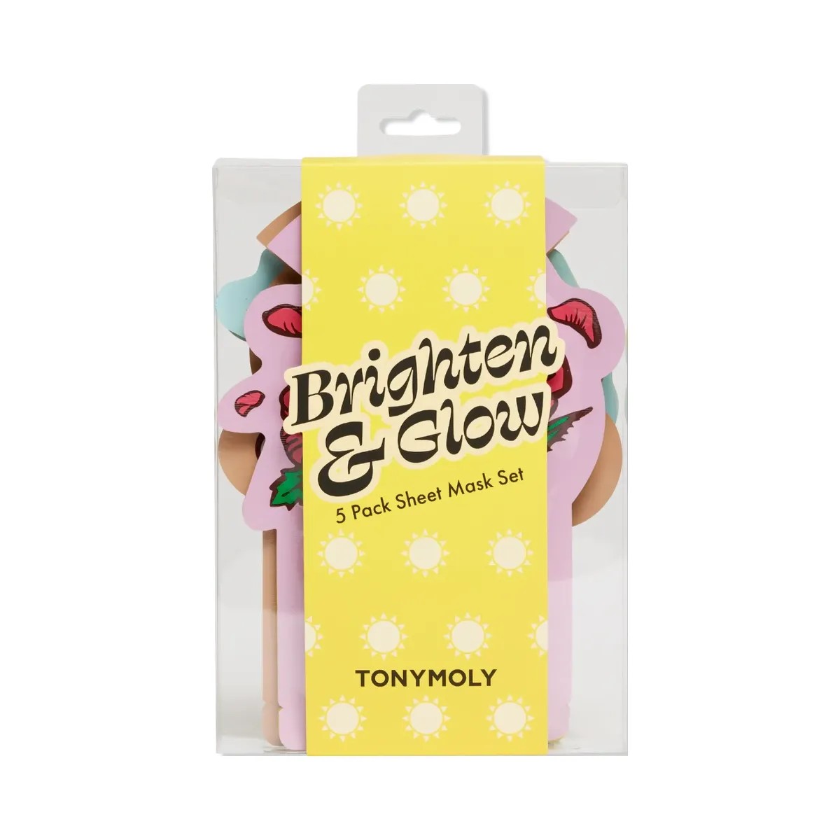 TONYMOLY Brighten and Glow 5 Pack Sheet Mask Set - HypeFly India View 1