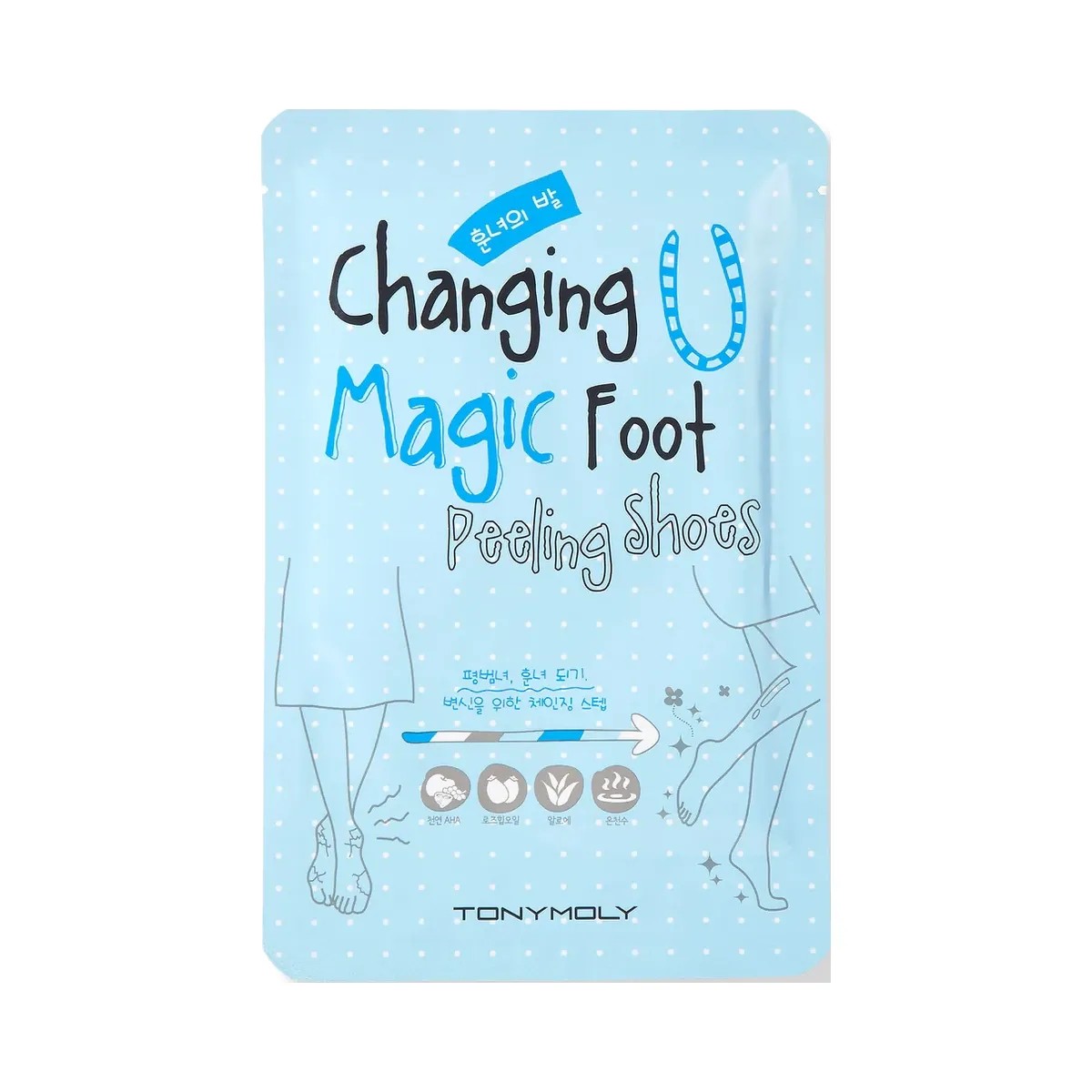 TONYMOLY Changing U Magic Foot Peeling Shoes - HypeFly India View 1