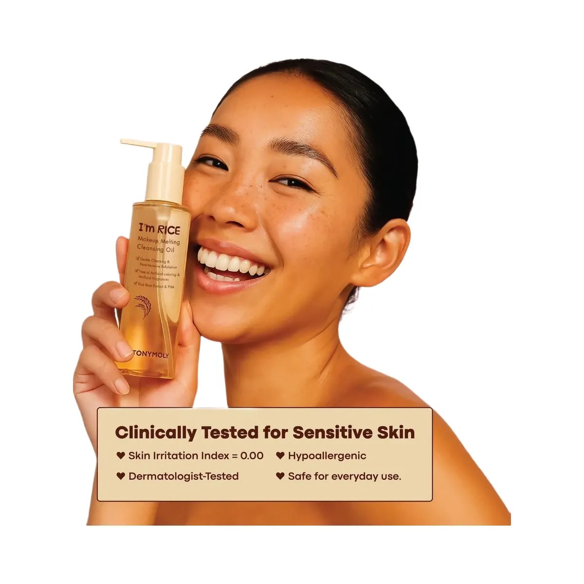 TONYMOLY I'm Rice Makeup Melting Cleansing Oil - HypeFly India View 2