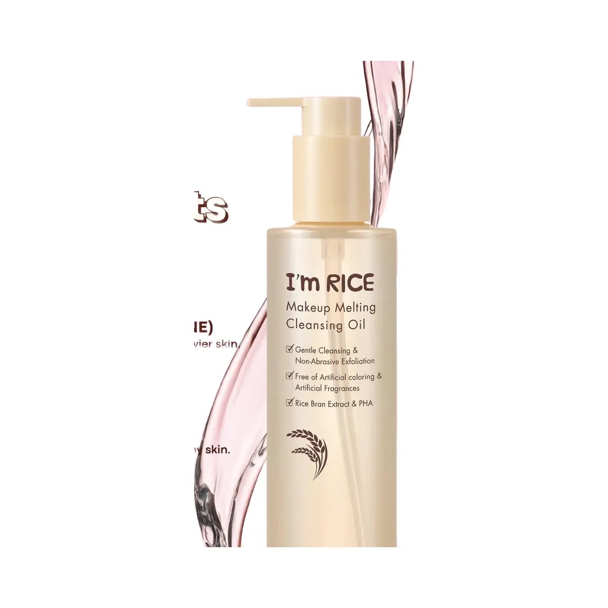 TONYMOLY I'm Rice Makeup Melting Cleansing Oil - HypeFly India View 3