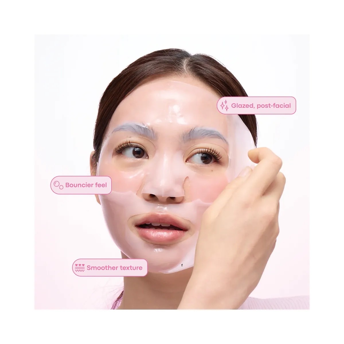 TONYMOLY Mask Melt Collagen + Peptide Overnight Hydrogel Mask - HypeFly India View 4