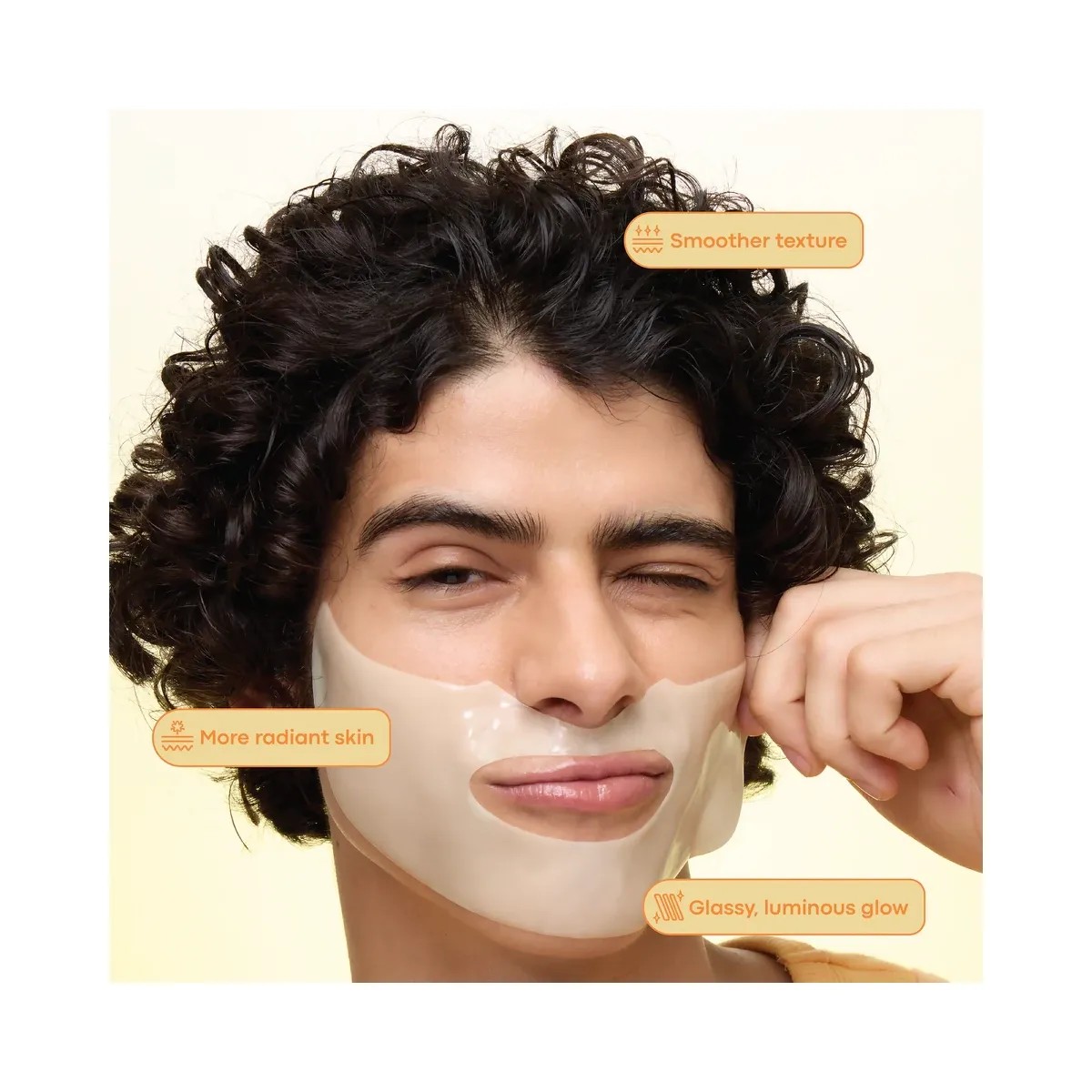 TONYMOLY Mask Melt Vitamin C + Rice Overnight Hydrogel Mask - HypeFly India View 4
