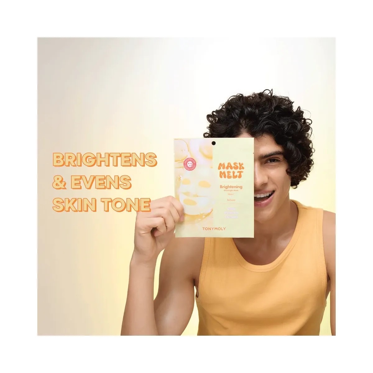 TONYMOLY Mask Melt Vitamin C + Rice Overnight Hydrogel Mask - HypeFly India View 5