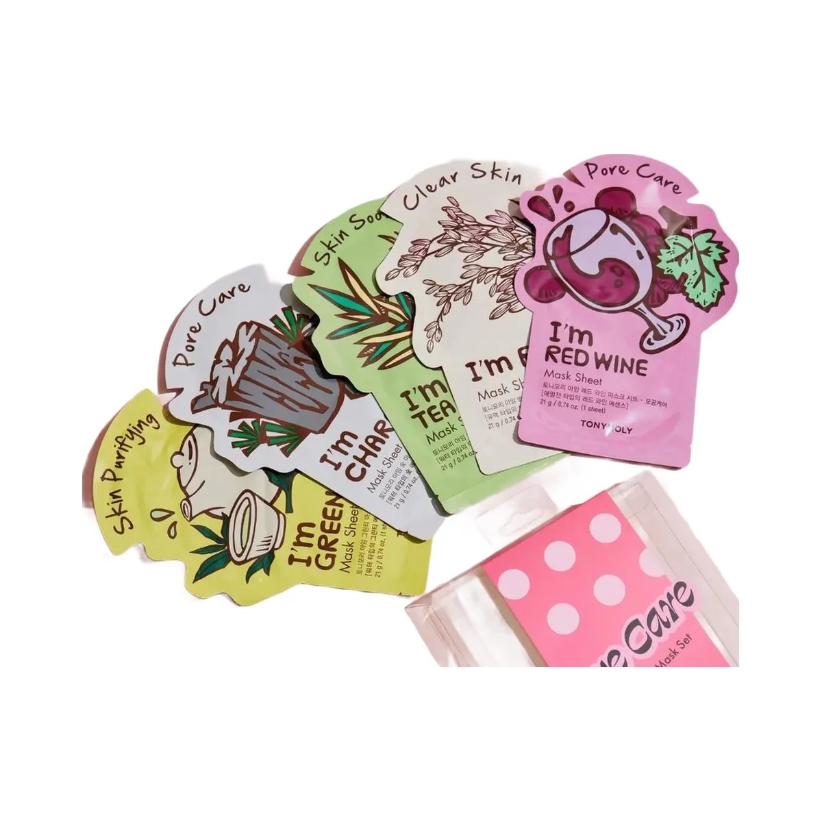 TONYMOLY Pore Care 5 Pack Sheet Mask Set - HypeFly India View 2