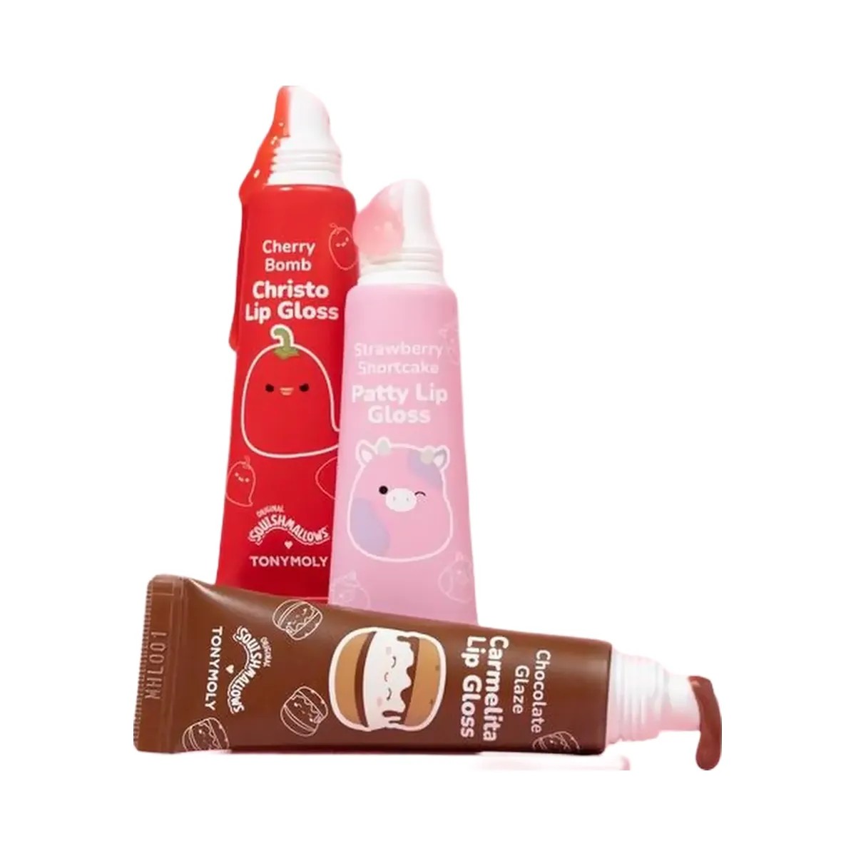 TONYMOLY Squishmallows Flavor-ite Friends Lip Gloss Trio - HypeFly India View 4