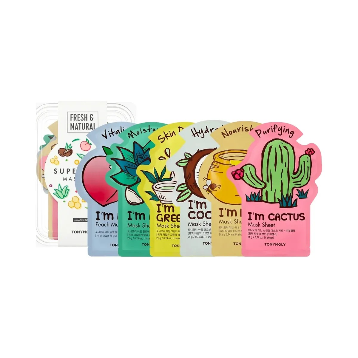 TONYMOLY Super Food Bowl Sheet Mask Set - HypeFly India View 5