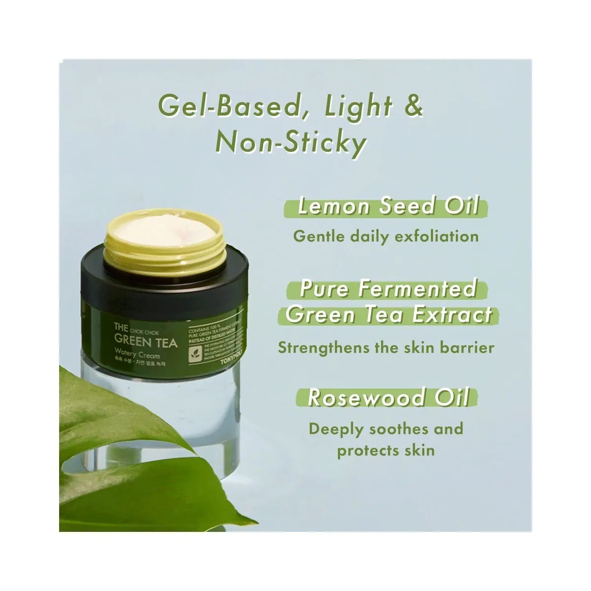 TONYMOLY The Chok Chok Green Tea Watery Cream - HypeFly India View 5