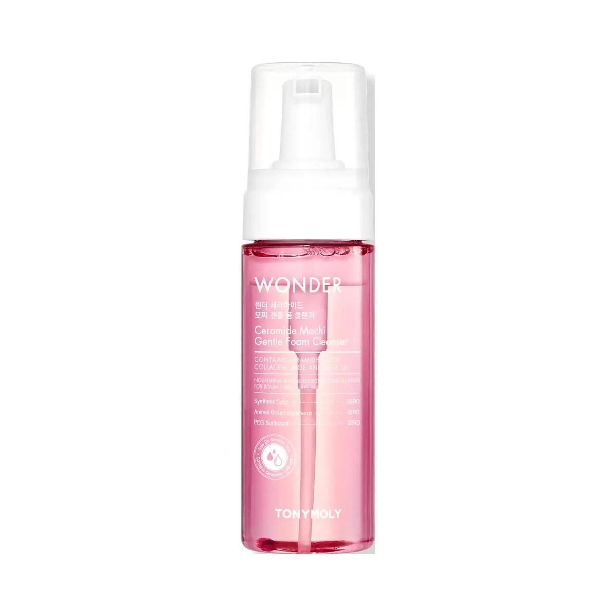 TONYMOLY Wonder Ceramide Mochi Micellar Foam Cleanser - HypeFly India View 1