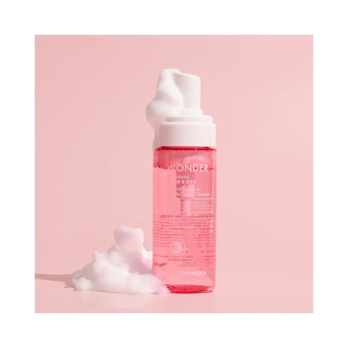 TONYMOLY Wonder Ceramide Mochi Micellar Foam Cleanser - HypeFly India View 4