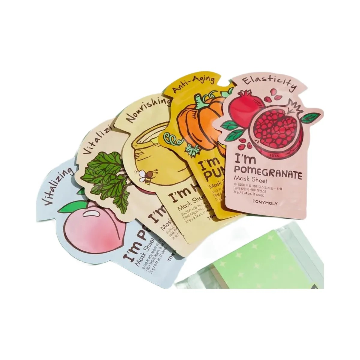 TONYMOLY Youth Boosting 5 Pack Sheet Mask Set - HypeFly India View 2