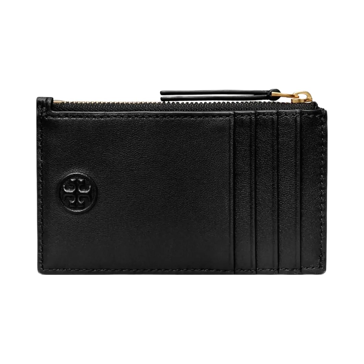 Tory Burch Fleming Zip Card Case Black - HypeFly India View 2
