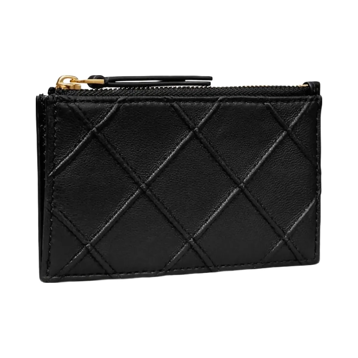 Tory Burch Fleming Zip Card Case Black - HypeFly India View 3