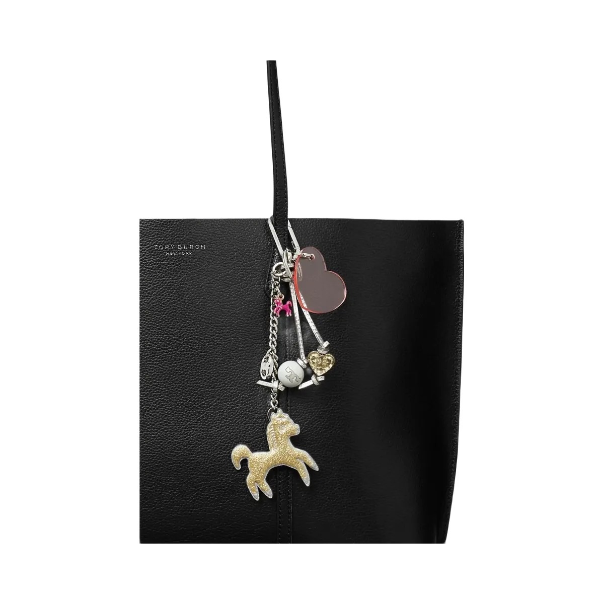 Tory Burch Horse Bag Charm Gold / Multi - HypeFly India View 2