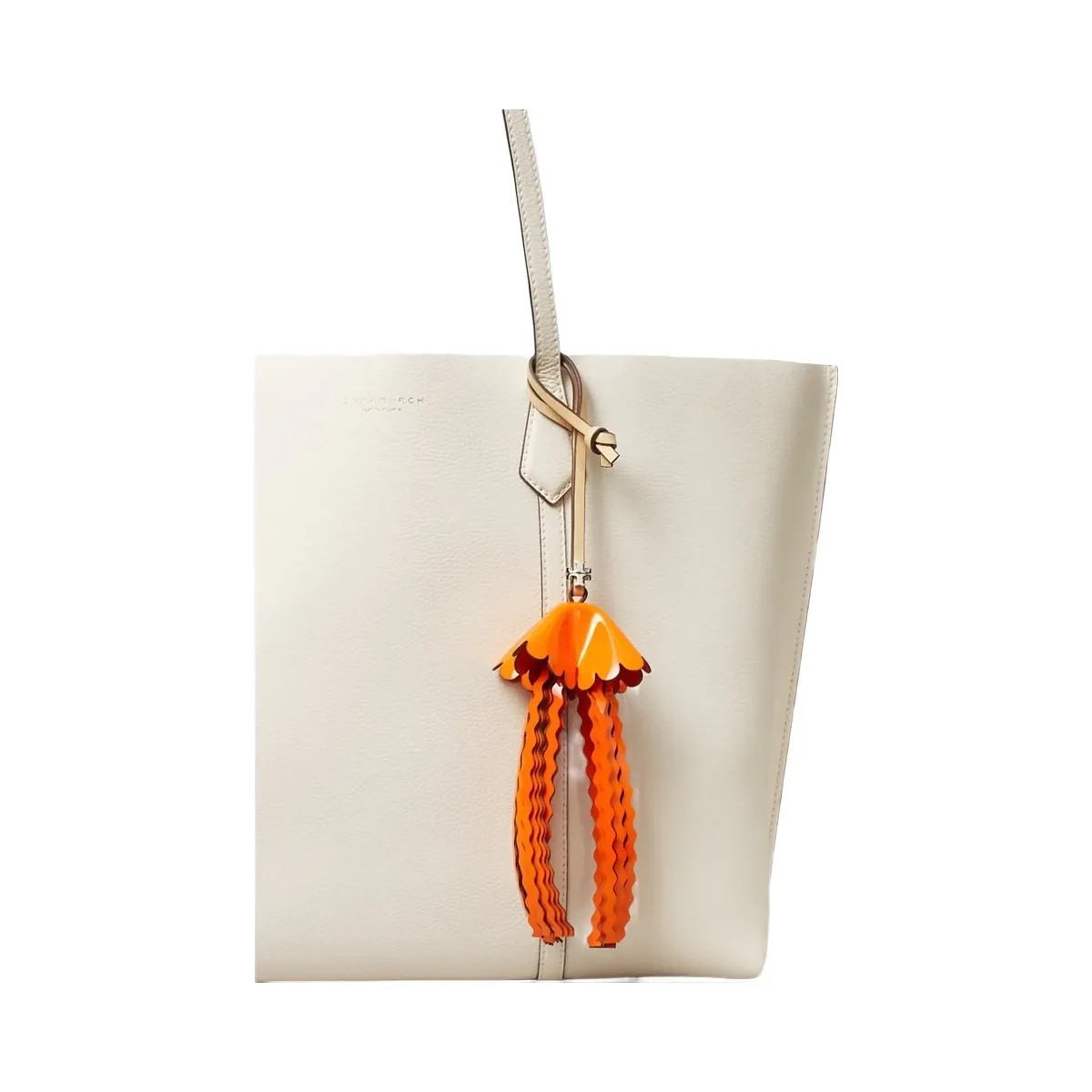 Tory Burch Jellyfish Bag Charm Mandarin - HypeFly India View 2