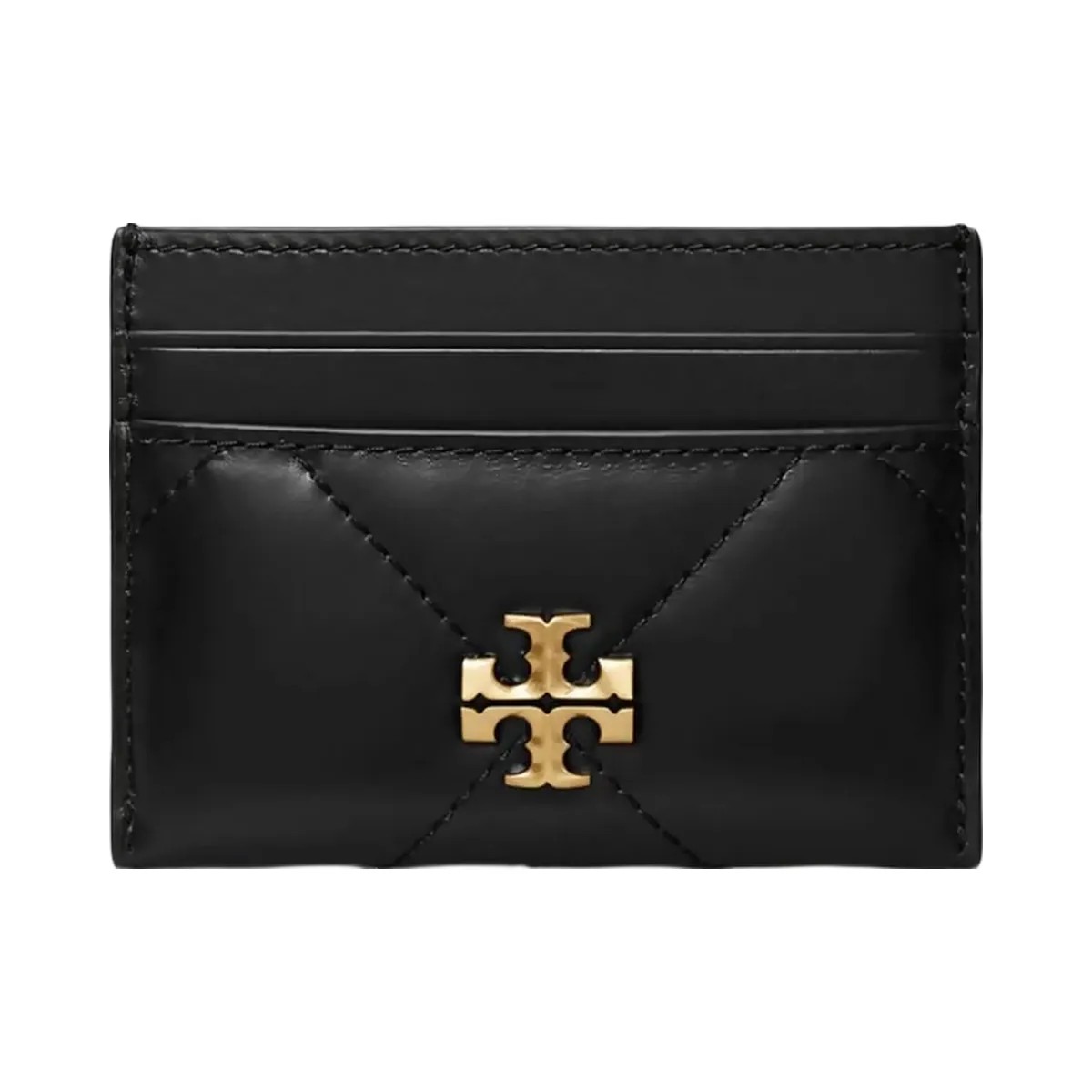 Tory Burch Kira Diamond Quilt Card Case Black - HypeFly India View 1
