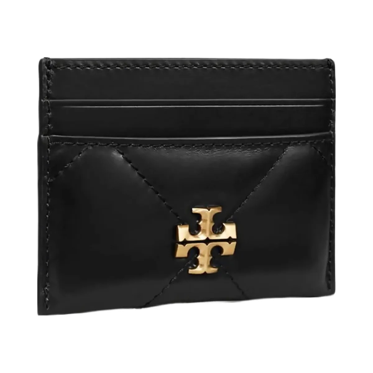 Tory Burch Kira Diamond Quilt Card Case Black - HypeFly India View 3