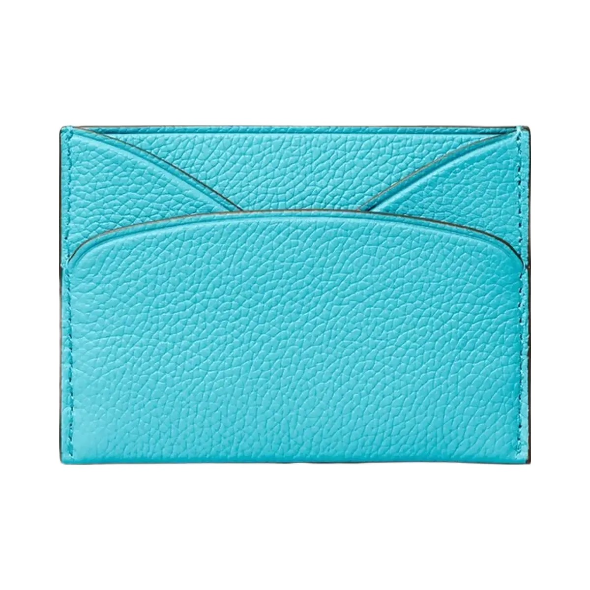 Tory Burch Romy Flat Card Case Soft Turquoise - HypeFly India View 1