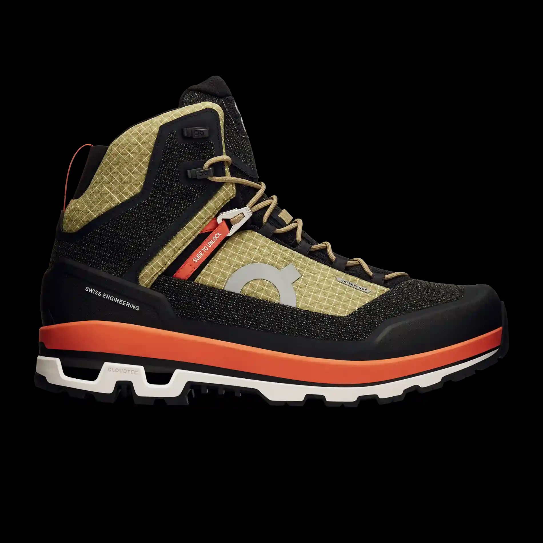 Cloudalpine Waterproof Safari Black On Running - HypeFly India View 1