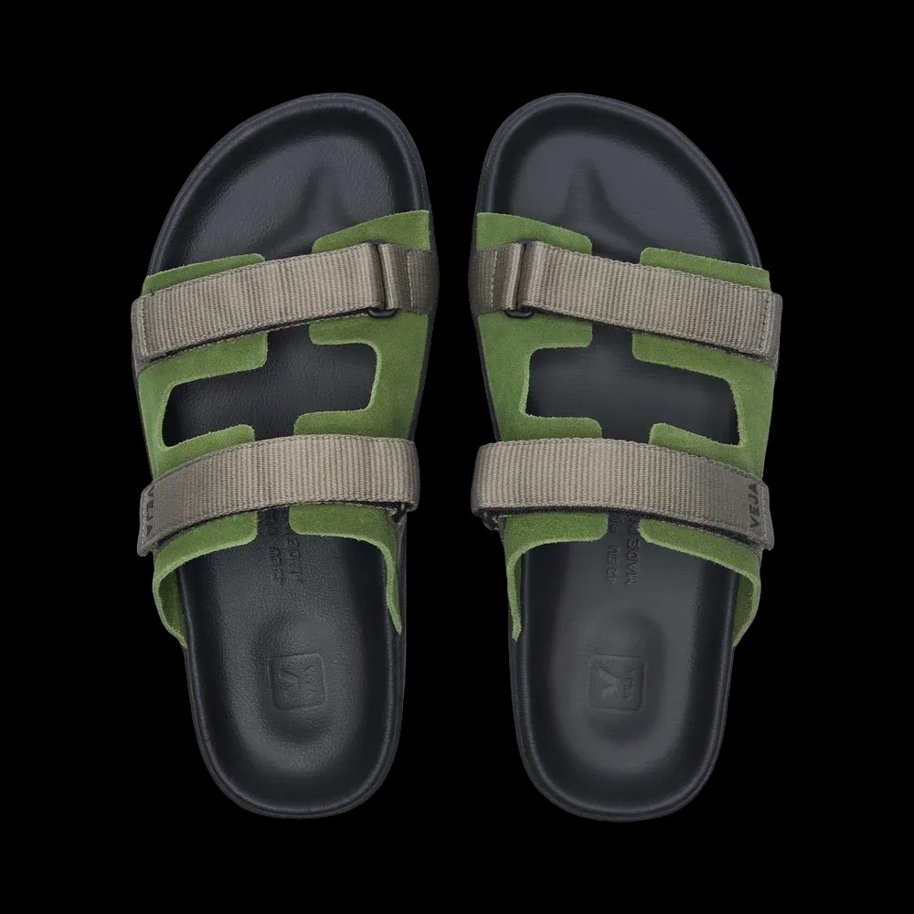 Veja Arpoador Suede Militar Kaki Black - HypeFly India View 2